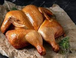 Курица целая горячего копчения