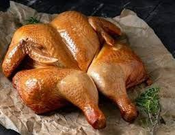 Курица целая горячего копчения